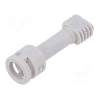 Screw | polyamide | for covers | light grey