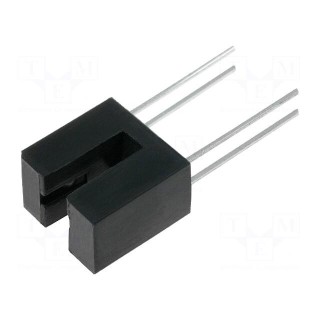 Optocoupler | slotted with flag | Out: transistor | 3mm | 30V