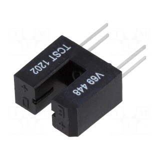 Sensor: optocoupler | Slot width: 3.1mm | Aperture width: 0.5mm | 70V