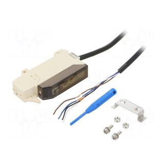 Sensor: optical fiber amplifier | NPN | Connection: lead 2m | 200mA