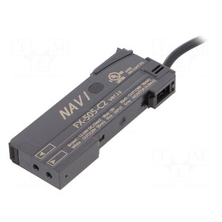 Sensor: optical fibre amplifier | NPN | IP40 | Connection: lead 2m