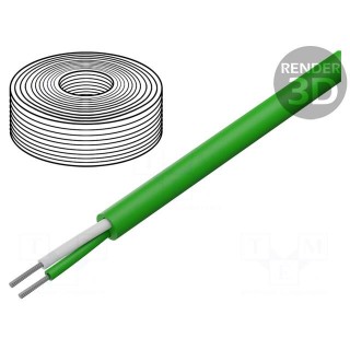 K-type compensating lead | Insulation: PVC | Cores: 2 | Shape: oval