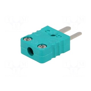 K-type miniature plug | Mat: PVC | 200°C