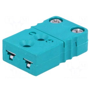 K-type miniature socket | Mat: PVC | 200°C