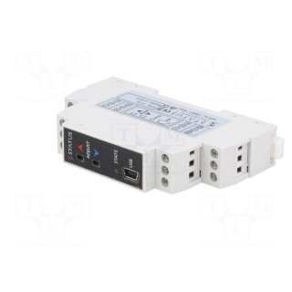 Converter: temperature | 10÷30VDC | OUT 1: 4÷20mA | Mounting: DIN