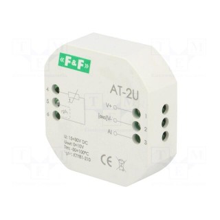 Converter: temperature | 15÷30VDC | OUT 1: 0÷10V | IN 1: KTY81-210