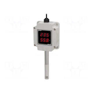 Converter: temperature and humidity | 24VDC | 72x85x234.5mm | screw