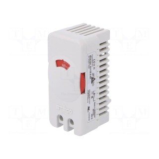 Sensor: thermostat | Contacts: NC | 10A | 250VAC | IP20 | Mounting: DIN