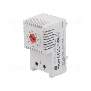 Sensor: thermostat | NC | 10A | 250VAC | screw terminals | 61x34x35mm