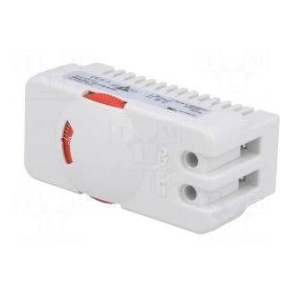 Sensor: thermostat | Contacts: NC | 10A | 250VAC | IP20 | Mounting: DIN
