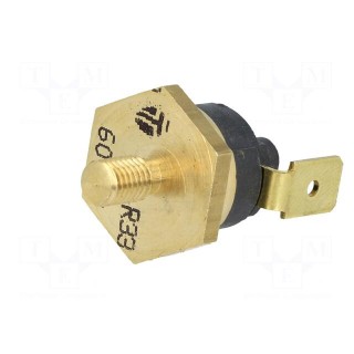 Sensor: thermostat | NC | 60°C | 16A | 250VAC | connectors 6,3mm | ±15°C
