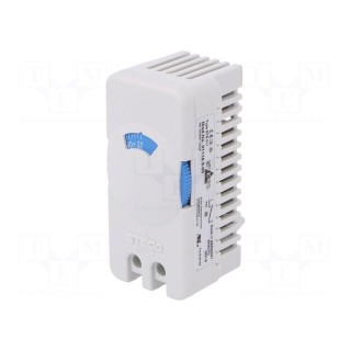 Sensor: thermostat | Contacts: NO | 10A | 250VAC | IP20 | Mounting: DIN