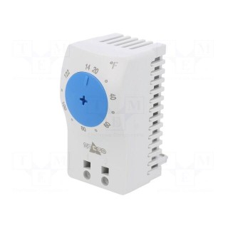 Sensor: thermostat | NO | 10A | 250VAC | spring clamps | 60x33x41mm