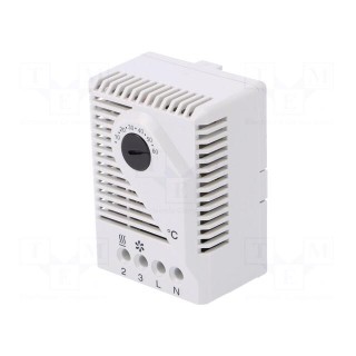 Sensor: thermostat | SPDT | 10A | 250VAC | screw terminals | IP20