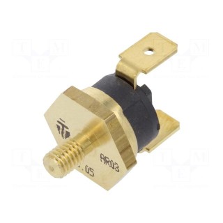 Sensor: thermostat | SPST-NC | 140°C | 16A | 250VAC | connectors 6,3mm
