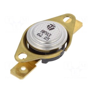 Sensor: thermostat | SPST-NC | 60°C | 16A | 250VAC | connectors 6,3mm