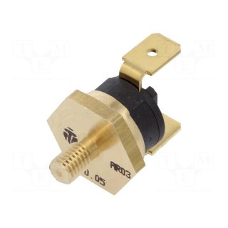 Sensor: thermostat | SPST-NC | 70°C | 16A | 250VAC | connectors 6,3mm