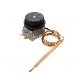 Sensor: thermostat with capillary | SPDT | 10A | 400VAC | ±3°C | 0÷40°C