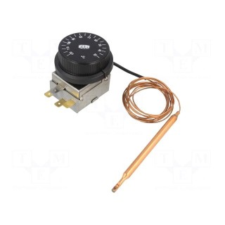 Sensor: thermostat with capillary | Output conf: SPDT | 10A | 400VAC