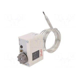 Sensor: thermostat with capillary | Output conf: SPDT | 16A | 400VAC