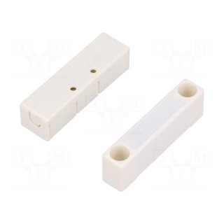 Reed switch | Range: 40mm | 50x14x12mm | Connection: screw | 250mA