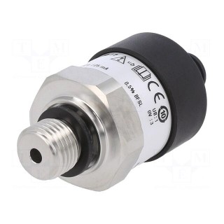 Converter: pressure | Pressure setting range: 0÷4bar | 8÷30VDC