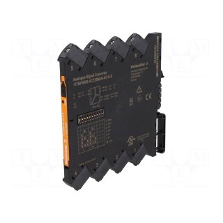 Converter: analog signals | DIN | 0÷10V,0÷20mA,0÷5V,4÷20mA | 24VDC