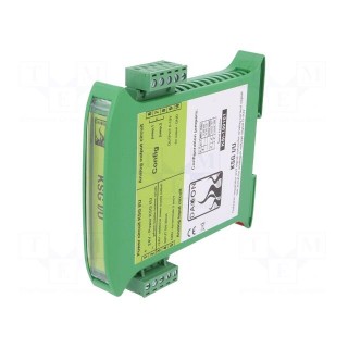 Converter: analog signals | for DIN rail mounting | 0÷20mA,4÷20mA