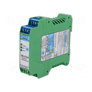 Converter: isolating signal separator | DIN | 0/24V | 20÷27VDC | IP20