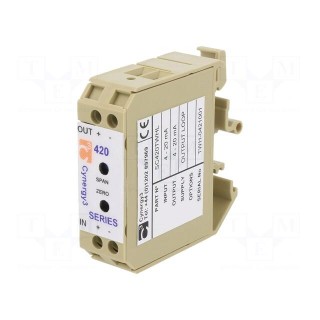 Converter: signal separator | for DIN rail mounting | 4÷20mA