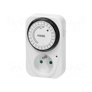 Programmable time switch | 15min÷24h | 230VAC/16A | IP20 | Standard