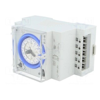 Programmable time switch | 15min÷24h | SPDT | 250VAC/16A | -25÷50°C