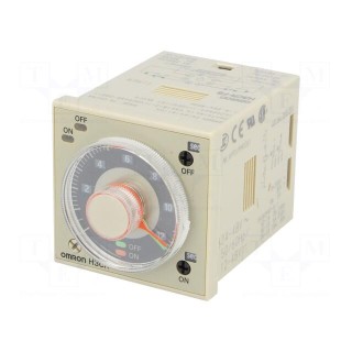 Timer | 0,05s÷300h | DPDT | 250VAC/5A | Usup: 24VAC | 24VDC | octal | PIN: 8