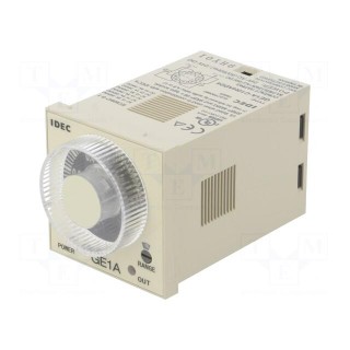Timer | 0,1s÷10h | DPDT | 240VAC/5A,24VDC/5A | 24VAC | 24VDC | socket