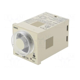 Timer | 0,1s÷10h | DPDT | 240VAC/5A,24VDC/5A | 24VAC | 24VDC | socket