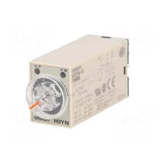 Timer | 0,1s÷10min | DPDT | 250VAC/5A | 24VAC | socket | -10÷50°C | PIN: 8