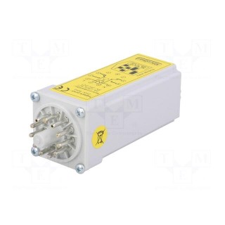 Timer | 0,25s÷12min | DPDT | 24VDC/8A,250VAC/8A | 230VAC | socket | IP20