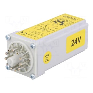 Timer | 0,25s÷12min | DPDT | 24VDC/8A,250VAC/8A | 24VAC | 24VDC | socket