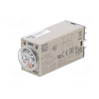 Timer | 0,5÷10s | DPDT | 24VAC | number of operation modes: 1 | socket