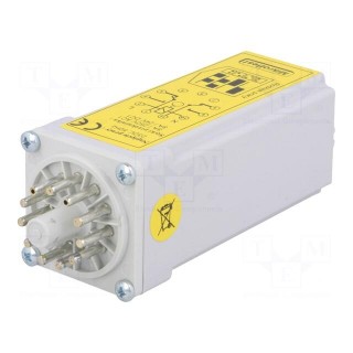 Timer | 15s÷12h | DPDT | 250VAC/8A,24VDC/8A | Usup: 230VAC | socket