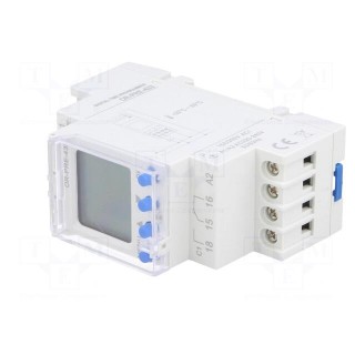 Programmable time switch | Range: 1min÷7days | 230VAC | DIN | IP20