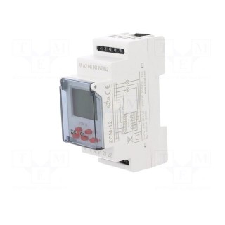 Programmable time switch | Range: 24h / 7days | DPDT | 230VAC | PIN: 8