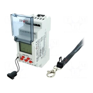 Programmable time switch | Range: 24h / 7days | DPDT | 24÷250VAC