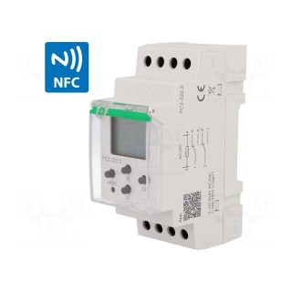 Programmable time switch | Range: 24h / 7days | DPDT | 24÷264VAC