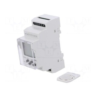 Programmable time switch with thermostat | Range: 1 year | 230VAC