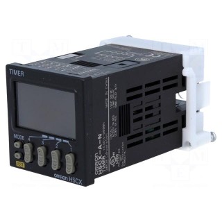 Timer | Range: 0,01s÷9999h | SPDT | 100÷240VAC | on panel | Display: LED