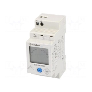Timer | SPDT | 230VAC | DIN | Features: astronomical | OUT 1: 250VAC/16A