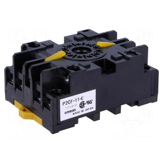 Relays accessories: socket | PIN: 11 | Mounting: DIN | 6A | 250VAC