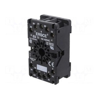 Relays accessories: socket | PIN: 11 | Leads: screw terminals