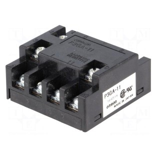 Relays accessories: socket | PIN: 11 | Mounting: on panel | 6A | 250VAC